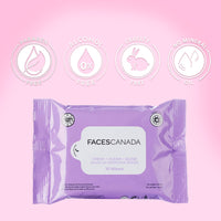 FACESCANADA Fresh Clean Glow Makeup Remover Wipes - 10 Wipes | Gentle Purifying | Ultra Soft | Instant Cleansing For All Skin Types | Hydrates & Moisturizes Skin | No Alcohol | No Parabens