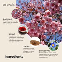 Auravedic Kumkumadi tailam Kumkumadi face cream for glowing skin Kumkumadi oil Kumkumadi cream for women men combo 100gm & 100ml