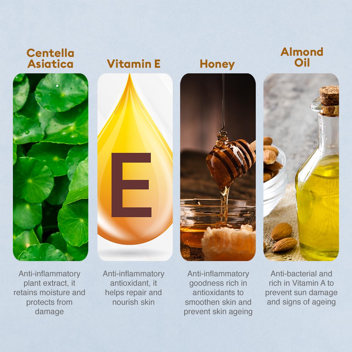 VLCC Almond and Honey Light Moisturiser Cream - 200g | With Vitamin E and Glycerin | Vitamin E Body Moisturizer | Soft and Smooth Skin | Intense, Long-lasting Hydration.