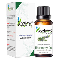 KAZIMA Essential Oils - Rosemary Oil, Lavender Oil & Tea Tree Oil (Combo Pack of 3) 15 ml Each