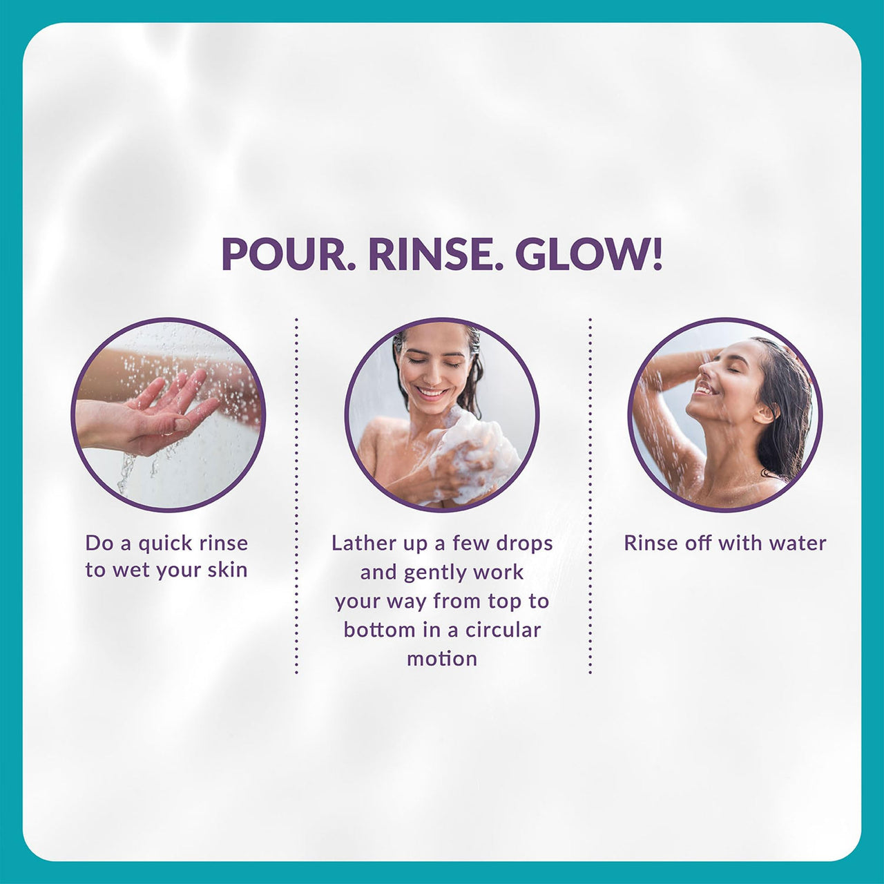 Olivia Body Wash, Skin Calming Shower Gel With Sweet Lavender 250Ml - Free From Paraben, Silicone, Harmful Chemicals