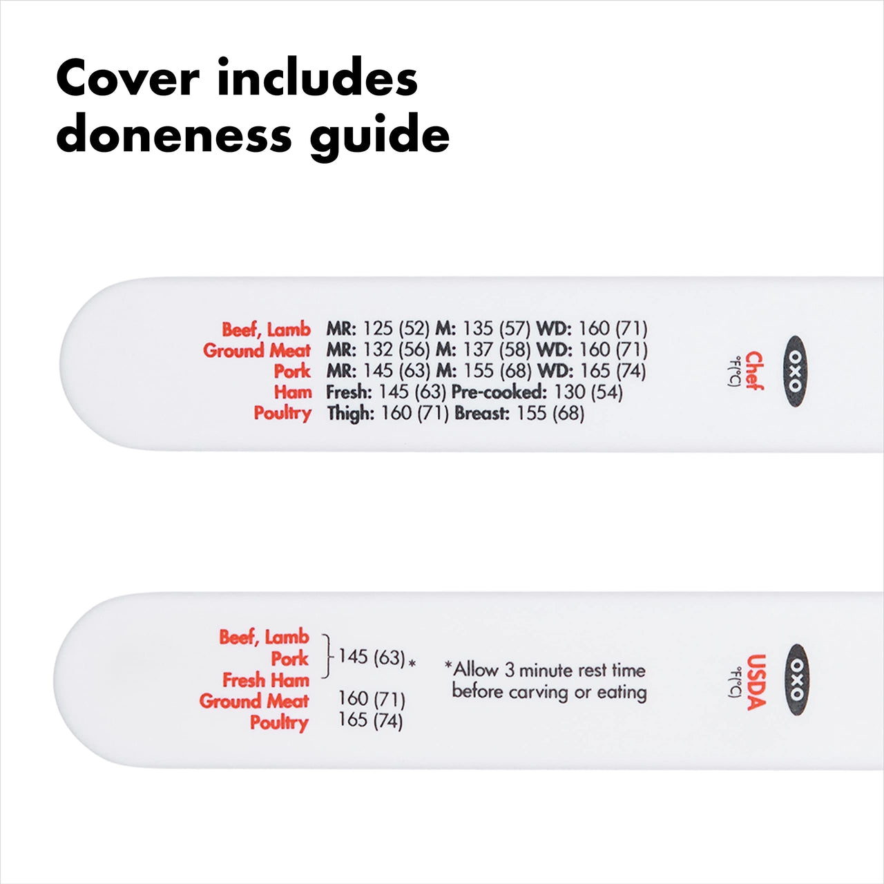 OXO Good Grips Chef's  Precision Meat Thermometer, Silver Analog Instant Read Thermometer