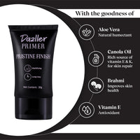 Dazller Primer Pristine Finish, 30g - Seamless Blending, Enriched with Natural Extracts & Vitamin E, Long-Lasting, Non-Tinted, Suitable for All Skin Type