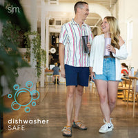 Simple Modern Plastic Tumbler with Lid and Straw | Reusable BPA Free Iced Coffee Cups Double Wall Smoothie Cup | Gifts for Women Men Him Her | Classic Collection | 24oz | Sea Glass Sage