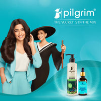 Pilgrim Amazonian Patu? & Hyaluronic Acid Smoothening Hair Serum For Dry & Frizzy Hair, Serum For Hair Smoothening, Hydrates & Detangles, Smoothens Rough Ends, Hair Serum For Unisex, 100ml