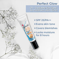 Spawake BB Cream 02 Natural Glow with SPF25/PA++, All Skin Types, 30g…