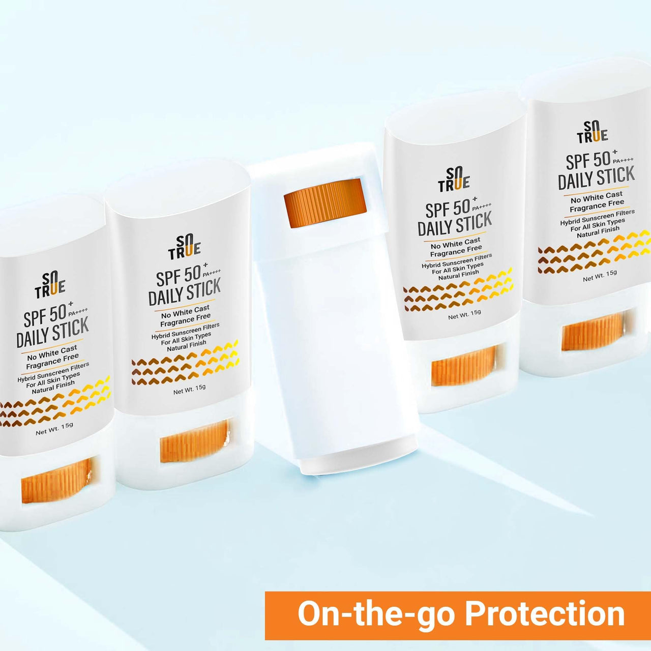 Sotrue SPF 50+ Daily Sunscreen Stick | Lightweight, Water Resistant | No White Cast | Broad Spectrum PA++++ | Non Sticky With Dewy Finish | Mess Free Sun Protection | Suitable for Face & Body 15g