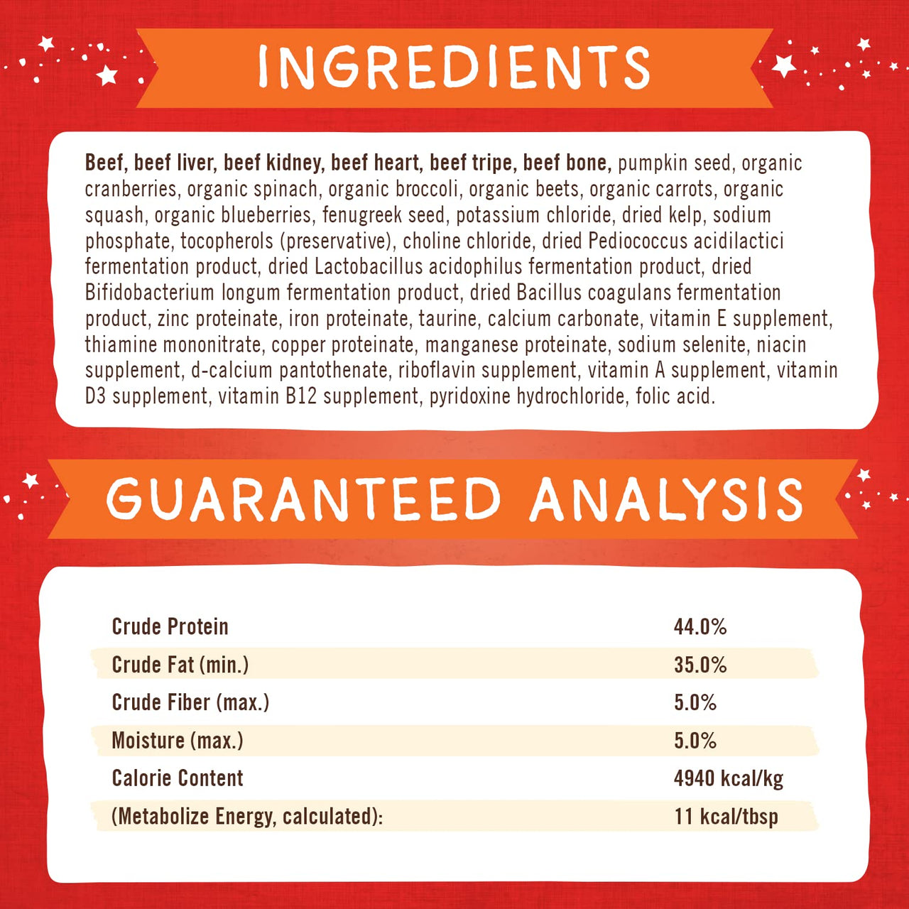 Stella & Chewy's  Freeze-Dried Raw Marie's  Magical Dinner Dust – Protein Rich, Grain Free Dog & Puppy Food Topper – Grass-Fed Beef Recipe – 7 oz Bag