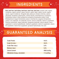 Stella & Chewy's  Freeze-Dried Raw Marie's  Magical Dinner Dust – Protein Rich, Grain Free Dog & Puppy Food Topper – Grass-Fed Beef Recipe – 7 oz Bag