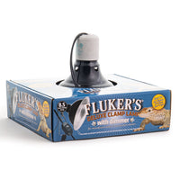 Fluker's  Repta-Clamp Lamp 8.5 inch - Heavy Duty Clamp Light, Pet Heat Lamp for Reptiles, Lizards - UL/CUL Approved, 150W Incandescent Bulbs/Ceramic Heat Emitters, with Dimmable Switch