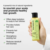 Cureskin Follicular Hair Oil | Nourishes & Strengthens with Biotin, Bhringraj and Coconut Hair Oil (100 ml)