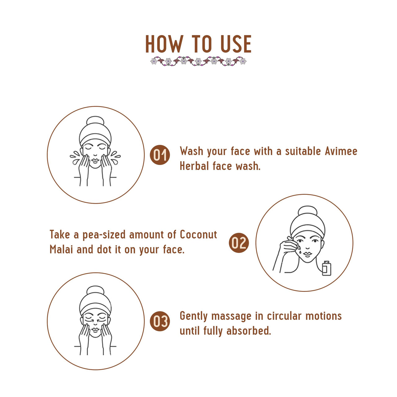 AVIMEE HERBAL Coconut Malai Cream | For Healthy Skin And Hair | 100 Ml