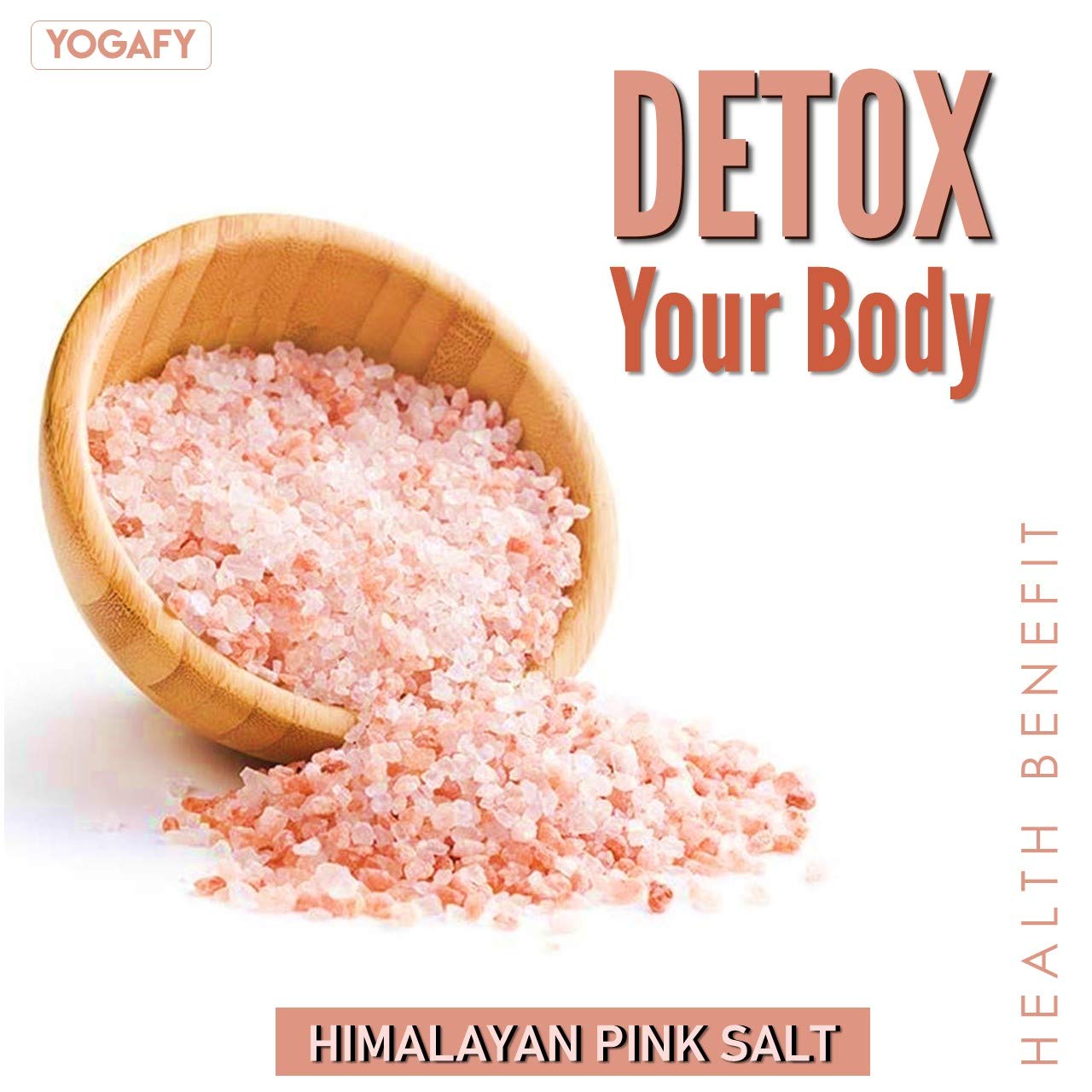 YOGAFY -Calm Lavender Epsom Bath Salt with Pink Salt - 100% Natural Aromatherapy, Relaxation and Peaceful Slumber |300g