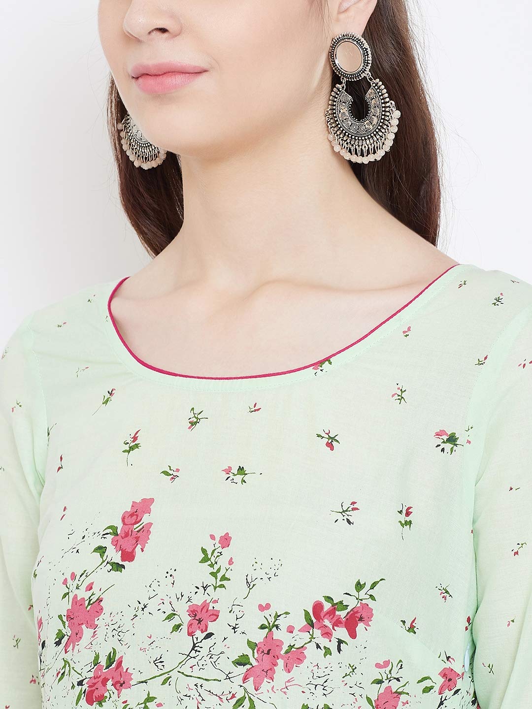 Poshak Hub Women's  Cotton Anarkali Kurta