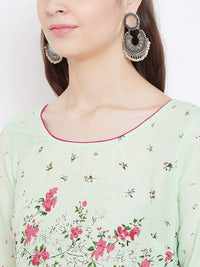 Poshak Hub Women's  Cotton Anarkali Kurta