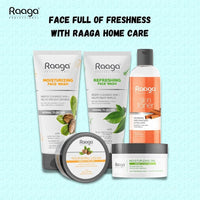 Raaga Professional Refreshing Facewash with Green Tea Extract and Cinnamon Extract | For Normal to Oily Skin | Deeply Cleanses Skin & Helps Fight Pimples (80 ml)