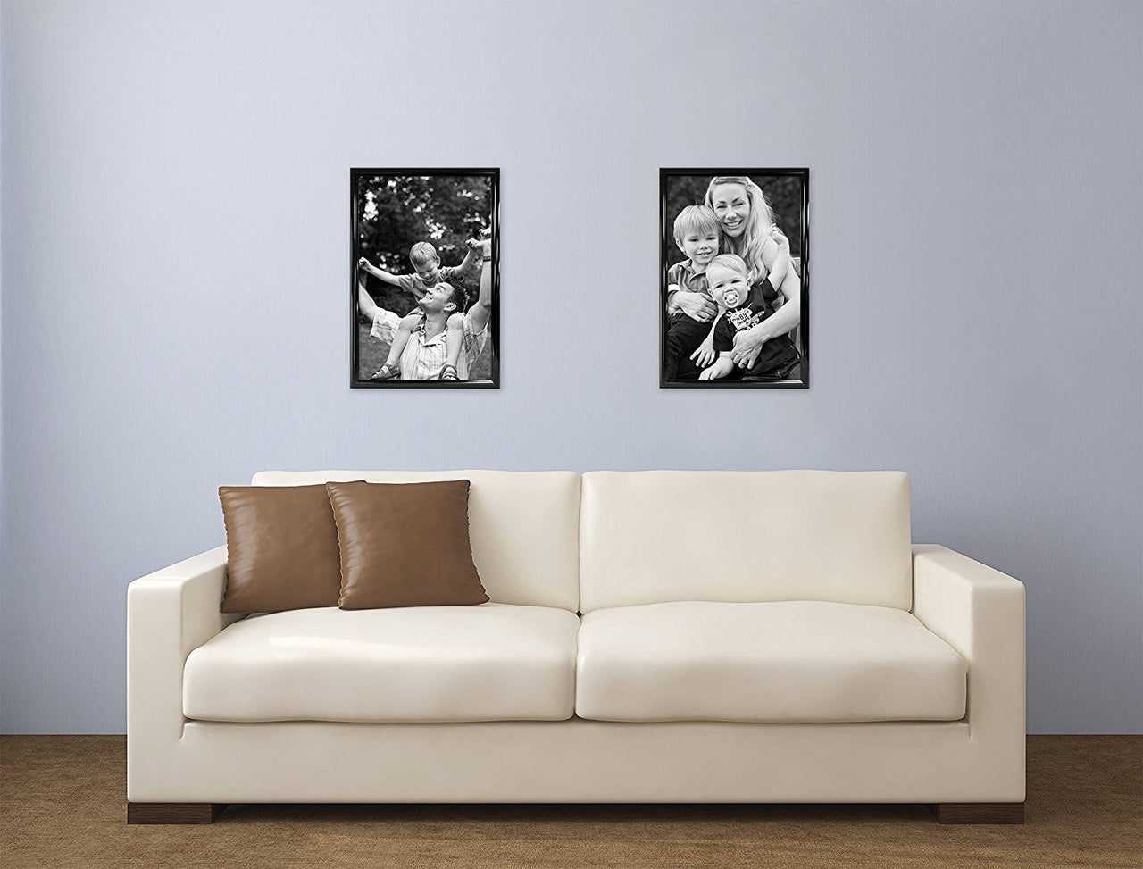 MCS Trendsetter 20x28 Poster Frame Black High-Gloss, Vertical & Horizontal Wall Hanging Large Picture Frame for Photos, Posters & Art Prints (1-Pack) 20 x 28 in Single