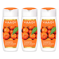 VAADI HERBALS Fairness Lotion Moisturiser With Mandarin Extract, 110Ml X 3