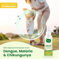 Mother Sparsh Natural Insect Repellent for Babies, Herbal Armor, 100% Protection from Mosquitoes, Fleas and Ants, 100 ml, (Pack of 2)