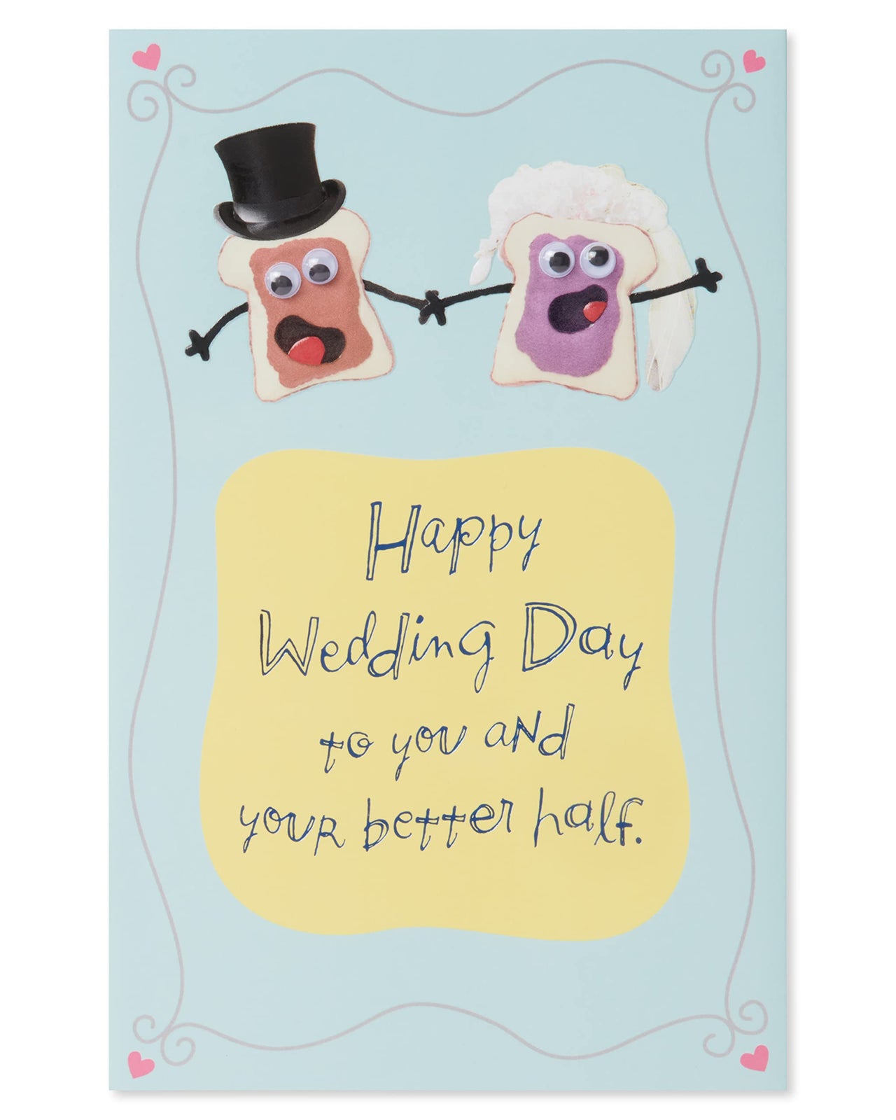 American Greetings Funny Wedding Card for Couple (Peanut Butter and Jelly) Peanut Butter and Jelly