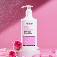 Dr. Sheth's Gulab & Glycolic Acid Exfoliating Body Wash | For Smoother, Even-Toned Skin | With Glycolic Acid & Gulab Extract | For Unisex | 250 Ml