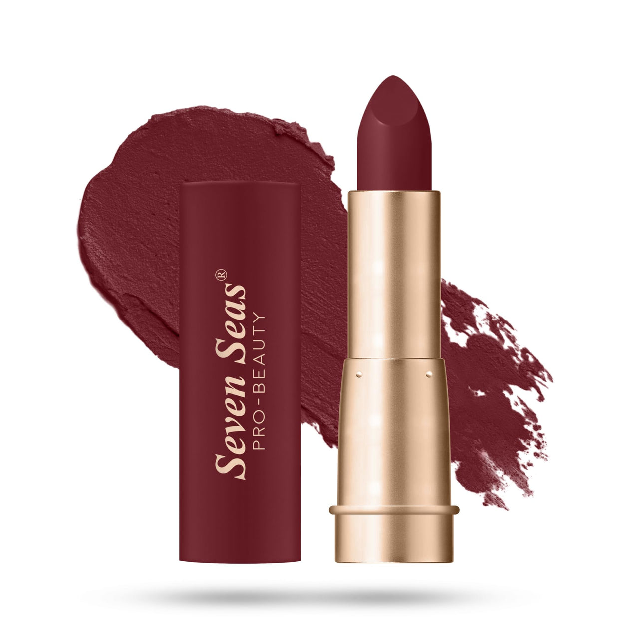 Seven Seas Stay Classy Matte Lipstick Full Coverage Long Lasting Lipstick | Smooth Application | Transferproof & Smudge Proof | Highly Pigemented Lipstick for Women (Kenyan Copper)