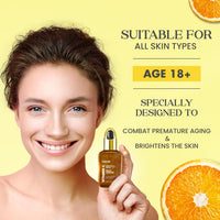 Ozone Vitamin C Face Serum | Crystal Glow With Kakadu Plum | Face Serum For Normal, Oily Skin, Spotless Skin & Regenerates Skin Cells | Paraben & Chemical Free I For Men & Women | 30 ml