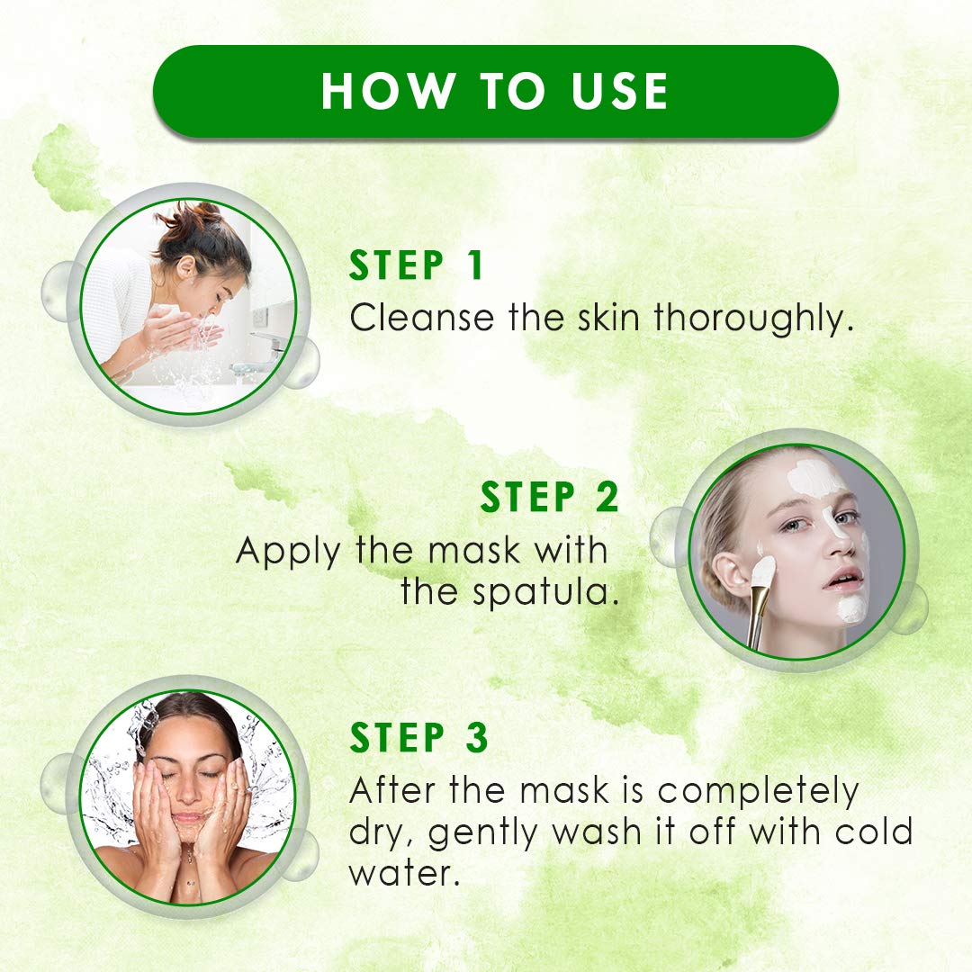 WOW Skin Science Anti-Acne Neem & Tea Tree Clay Face Mask for Refreshing & Refining Acne Prone Skin - For All Skin Types - No Parabens, Sulphate & Mineral Oil, 200 ml