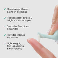 Cureskin Under Eye Gel for Dark Circles for Women and Men | Bio-Peptide Under Eye Gel to Reduce Dark Circles, Puffiness & Wrinkles | Under Eye Cream for Men and Women | Dark Circles Removal