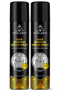 urbangabru Hair Removal Spray (200 ml) | Body Hair Removal In 3-5 Minutes For Men| Painless Body Hair Removal Cream For Chest, Back, Legs, Under Arms (Pack Of 2)