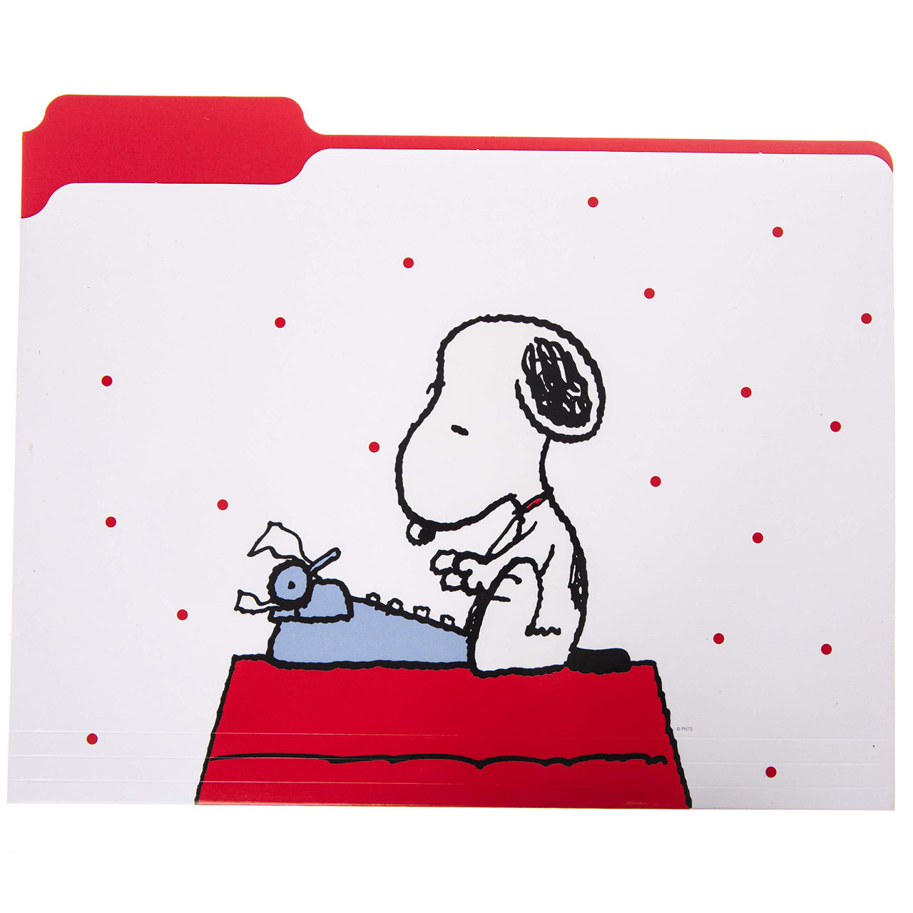Graphique "Snoopy" File Folder Set – File Set Includes 9 Folders and 3 Unique Go-Getter Designs, Embellished w/Gold Foil on Durable Triple-Scored Coated Cardstock Snoopy