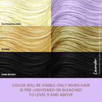 2.Oh! Italian-Lavender Hair Color DIY Kit | Semi-Permanent Color + Bleach for Highlights | With Plex & Argan Oil | Lightening Kit for Women & Men