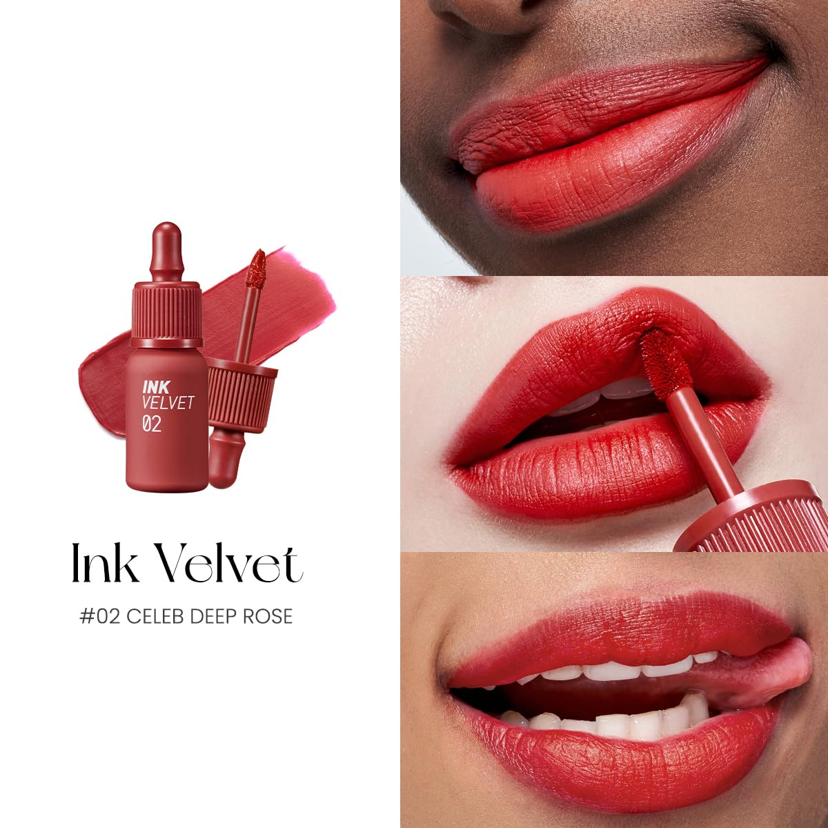 Peripera Clio Ink The Velvet, 4g - 002 Deep-Rose
