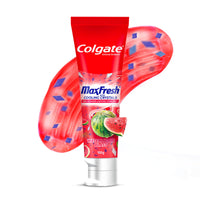 Colgate MaxFresh Watermelon Blast Gel Toothpaste, with Cooling Crystals, Watermelon Flavour, and Ultrafreeze Technology for Intense Freshness, 100g