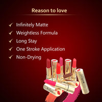 Shryoan Women's Long Lasting Non-Transfer Matte Lipstick| Smudge & Waterproof Lipstick With 24 Hr Stay (Shade 06)