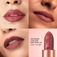 MyGlamm POUT by Karan Johar Intense Matte Plumping Lipstick - Candid Pout (Coffee Brown Shade) | Highly Pigmented, Long Lasting, Lightweight, Creamy Matte Lipstick For Lip Makeup (4g)