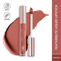 Parul Garg Beauty Featherlite Matte Liquid Lipstick | High-Pigment, Long-Wear & Non-Drying | Lightweight & Transfer-Proof | 100% Vegan & Clean Beauty | Obsessed - Blush Brown | 2.5ml