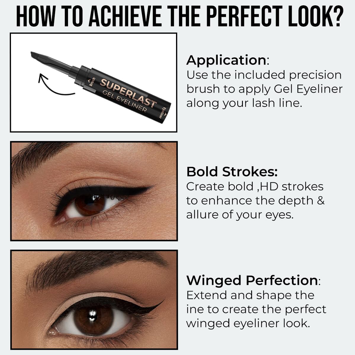 Insight Cosmetics Superlast Gel Eyeliner| Intense Matte Finish | Quick Drying |Smooth Application | Waterproof | Smudgeproof (GEL-07)