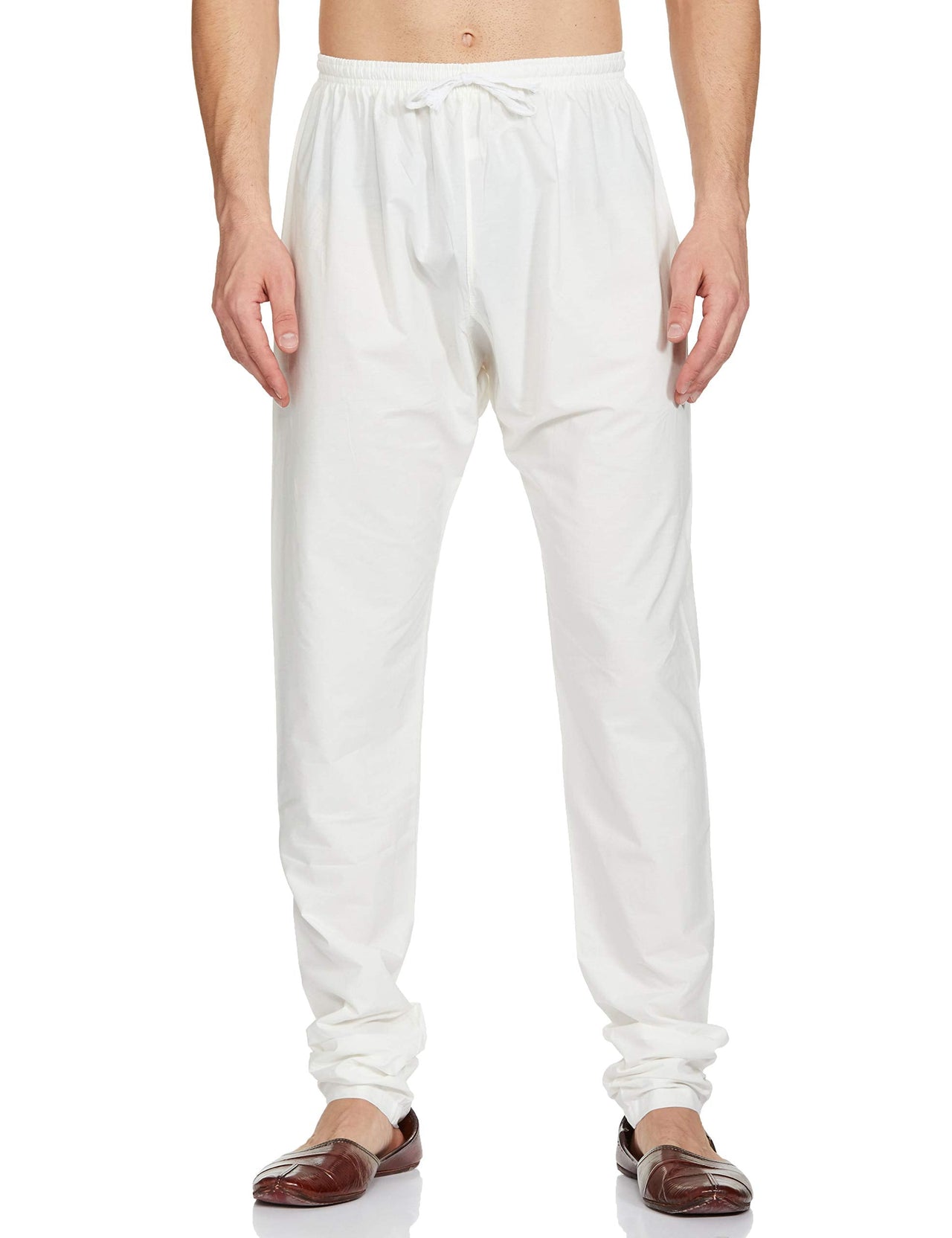 Manyavar Men's  Regular Fit Kurta & Churidar Set