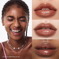 Peripera Ink Glasting Lip Gloss | Non-Sticky, High-Shine, 4XL Wand For Easy Application, Comfortable, Plumping, Fuller-Looking Lips, Moisturizing, Long-Lasting, Vegan (009 GROW ON YOU)