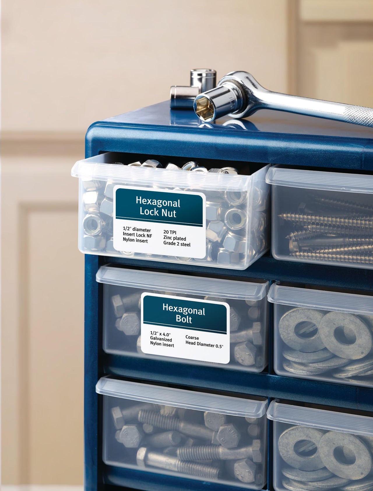 Avery Durable White Cover Up ID Labels for Laser Printers, 2" x 2.625", Pack of 750 (6578)