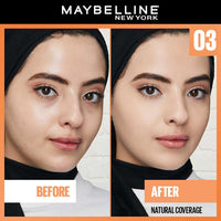 Maybelline New York Liquid Foundation, Lightweight Skin Tint With Spf 50 & Vitamin C, Natural Coverage, For Daily Use, Fit Me Fresh Tint, Shade 03, 30Ml