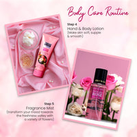 Bryan & Candy Romancing The Rose Complete Face & Body Care | Women's Day Gift Set For Women |Shower Gel , Face Wash, Face Scrub , Fragrance Mist, Hand & Body Lotion| 100% Vegan, Skin-Friendly pH 5.5 for All Skin Types,SLS & Paraben Free |