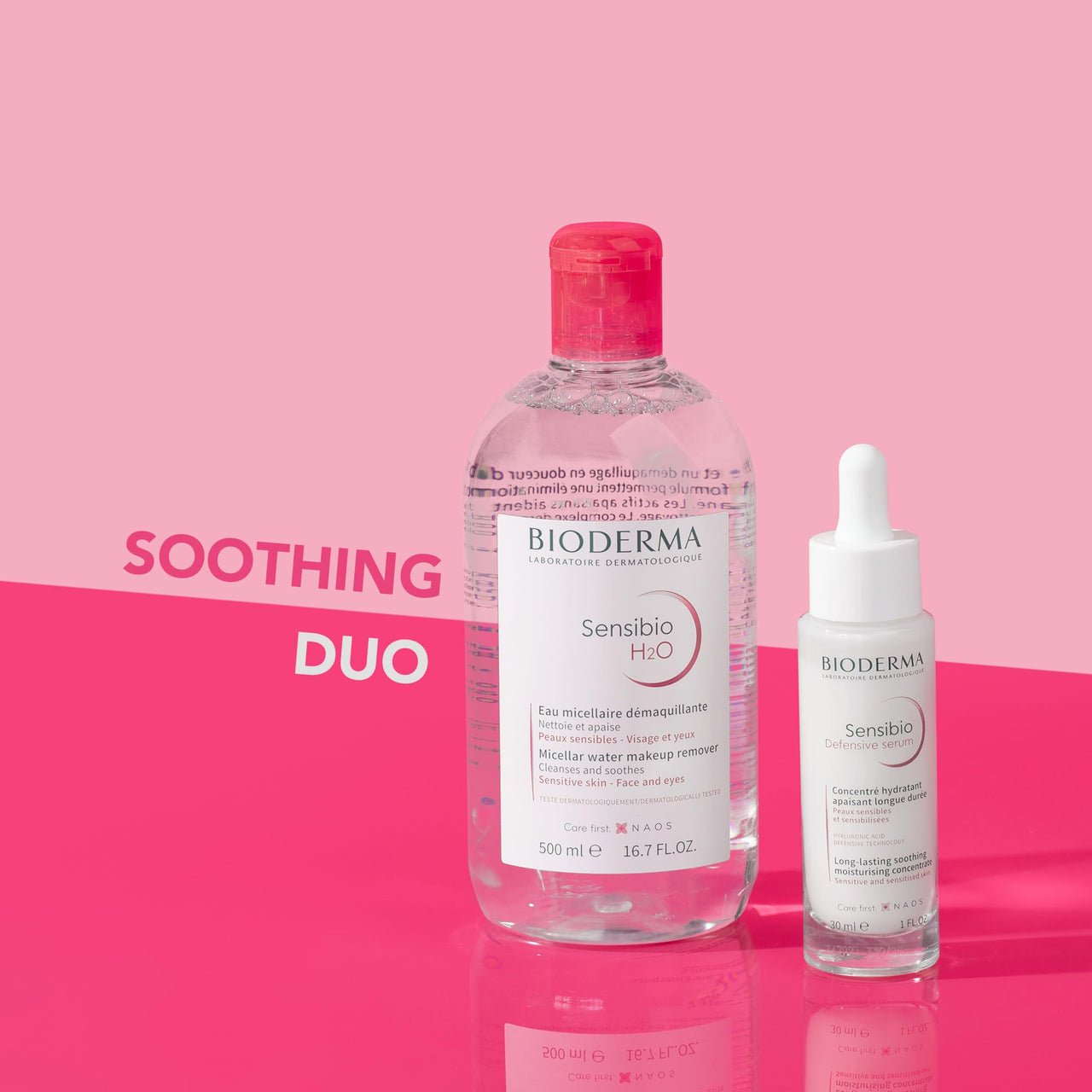 Bioderma Sensibio H2O Daily Soothing Cleanser, Make up Pollution & Impurities Remover Face Eyes Sensitive skin, 250ml