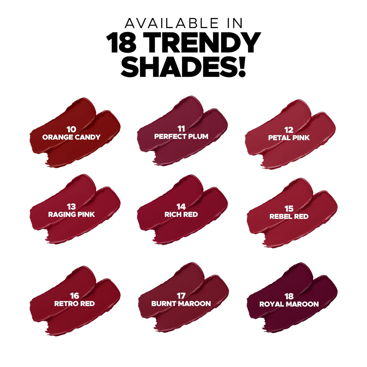 Hilary Rhoda Power Stay NonTransfer Lipstick | Matte Finish | Infused with Vitamin E & Shea Butter | Lightweight & Highly Pigmented | Glides Easily & Smudge-Proof | 3.2g (Cuddle Nude - Shade 01)