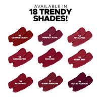 Hilary Rhoda Power Stay NonTransfer Lipstick | Matte Finish | Infused with Vitamin E & Shea Butter | Lightweight & Highly Pigmented | Glides Easily & Smudge-Proof |3.2g (Hazelnut - Shade 08)