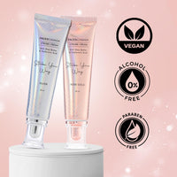 FACESCANADA Strobe Cream - Rose Gold, 30Ml | Primer + Highlighter + Moisturizer | Shea Butter & Hyaluronic Acid | Intense Hydration | Flawless Radiant Dewy Skin | Illuminating & Glowing Makeup Base