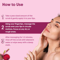 Aravi Organic Beetroot Lip Scrub with Shea Butter & Cocoa Butter – For Dark, Chapped & Pigmented Lips – Suitable for Men and Women – 15 gm