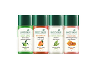 Biotique Travel Kit&Biotique Morning Nectar Sun Protect Moisturizer Lotion For Visibly Flawless Skin All Skin Types, 120 ml