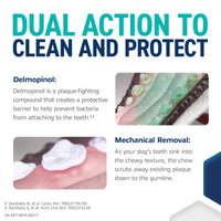 OraVet Dental Chews for Dogs, Oral Care and Hygiene Chews (Extra Small Dogs, 3.5-9 lbs.) Yellow Pouch, 30 Count